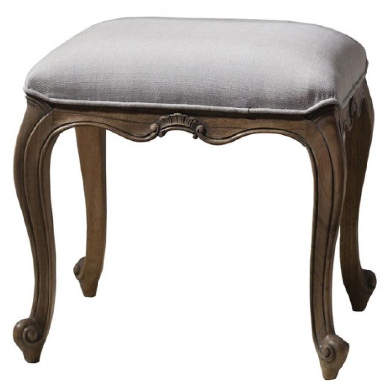 GA Chic Dressing Stool Weathered